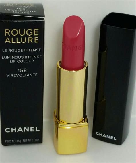 chanel rouge allure 158 virevoltante|Chanel 158 Virevoltante Luminous Intense Lip Colour Review.